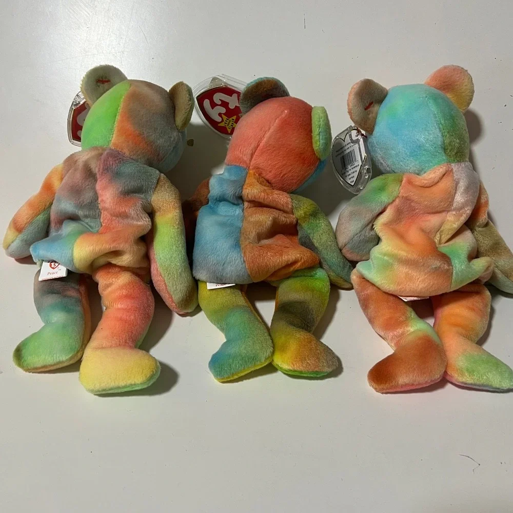 Ty Beanie Babies Bear Lot of‎ 6 Peace Millennium The End 90s Y2K retired
